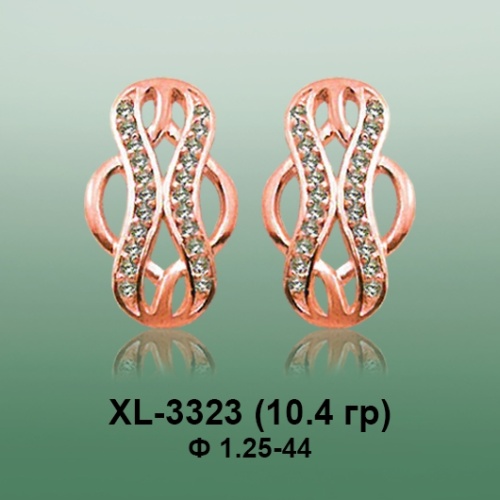 Серьги XL-3323 опока