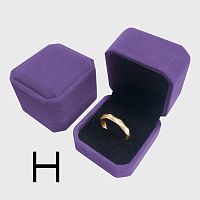 53325 Футляр под Кольцо, Серьги (бархат) 55х50х40мм