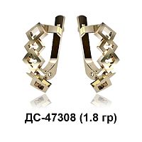 Серьги ДС-47308 восковка