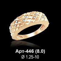 Кольцо Арт-446 восковка