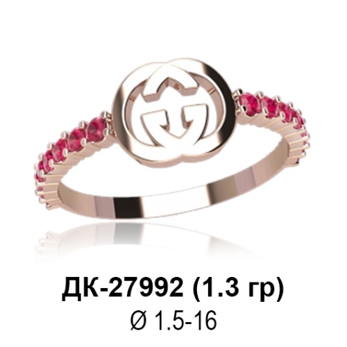 Кольцо "Шанель" ДК-27992 восковка Кольцо "Шанель" ДК-27992 восковка