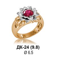 Кольцо "Цветочек" ДК-24 восковка