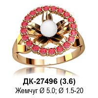 Кольцо ДК-27496 восковка