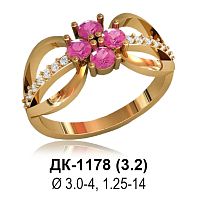 Кольцо ДК-1178 восковка