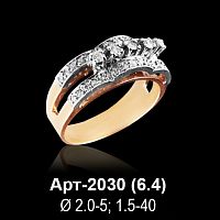 Кольцо Арт-2030 восковка