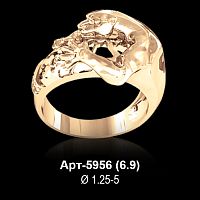 Кольцо Арт-5956 восковка