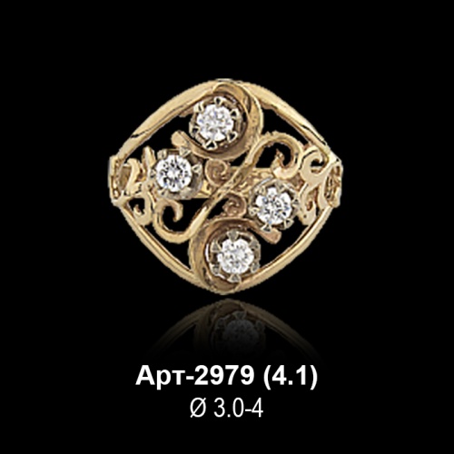 Кольцо Арт-2979 восковка Кольцо Арт-2979 восковка