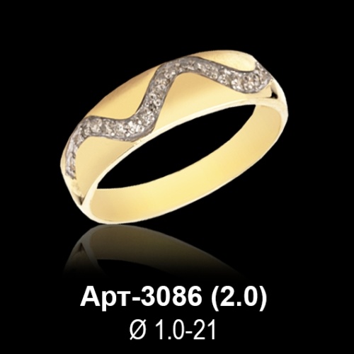 Кольцо Арт-3086 восковка Кольцо Арт-3086 восковка