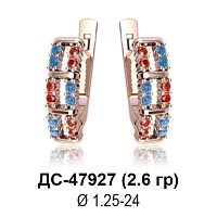 Серьги ДС-47927 восковка
