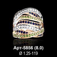 Кольцо Арт-5856 восковка