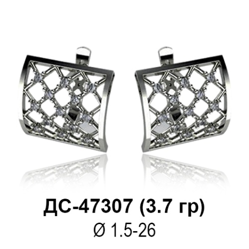Серьги ДС-47307 восковка