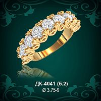 Кольцо "Дорожка" ДК-4041 восковка