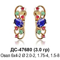 Серьги ДС-47680 восковка