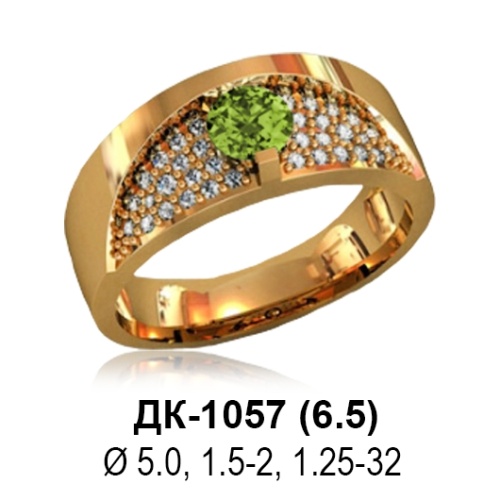 Кольцо ДК-1057 восковка