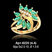 Кольцо Арт-6220 восковка