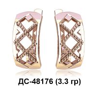 Серьги ДС-48176 восковка