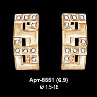 Серьги Арт-5551 восковка