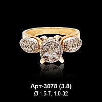 Кольцо Арт-3078 восковка