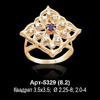 Кольцо Арт-5329 восковка