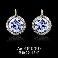 Серьги Арт-1642 восковка