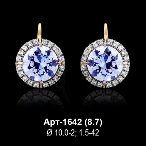 Серьги Арт-1642 восковка Серьги Арт-1642 восковка