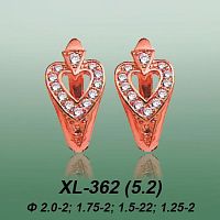 Серьги XL-362 опока