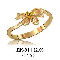Кольцо "Бантик" ДК-911 восковка