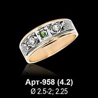 Кольцо Арт-958 восковка