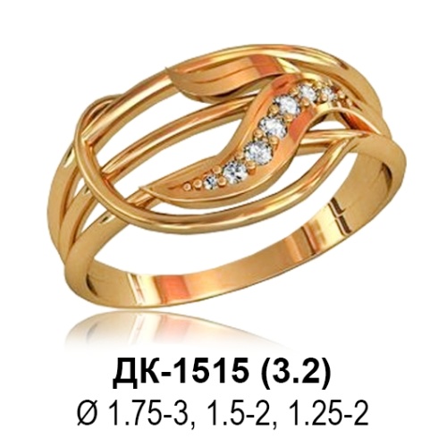 Кольцо ДК-1515 восковка