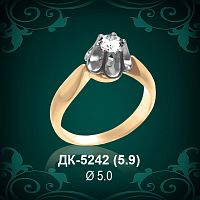 Кольцо "Одинарка" ДК-5242 восковка