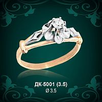 Кольцо "Одинарка" ДК-5001 восковка