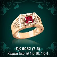 Мужской перстень ДК-9082 восковка