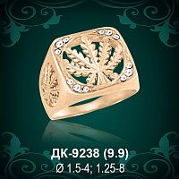 Мужской перстень ДК-9238 восковка