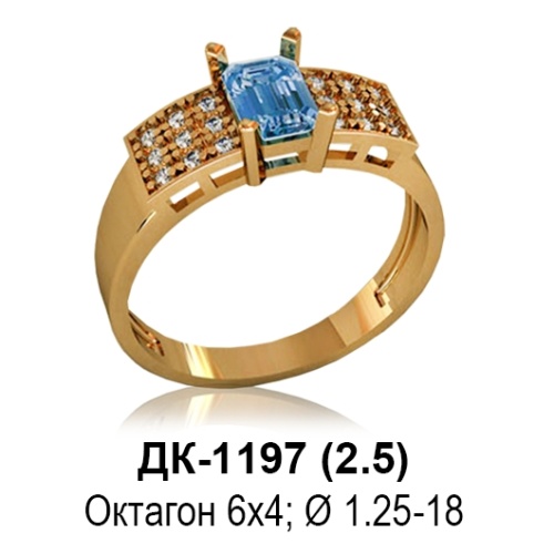 Кольцо ДК-1197 восковка