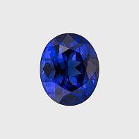 52147 Искусственный Сапфир (корунд) Овал - 11х9 мм