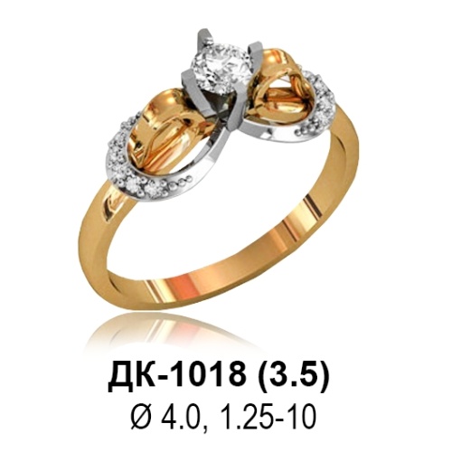 Кольцо ДК-1018 восковка