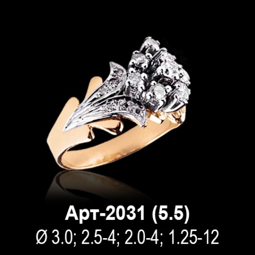 Кольцо Арт-2031 восковка Кольцо Арт-2031 восковка