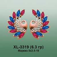 Серьги XL-3319 опока