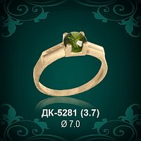 Кольцо "Одинарка" ДК-5281 восковка