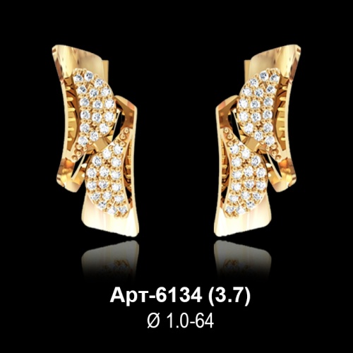 Серьги Арт-6134 восковка Серьги Арт-6134 восковка