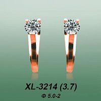 Серьги XL-3214 опока