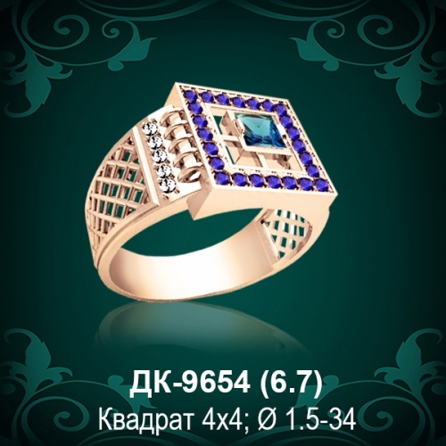 Мужской перстень ДК-9654 восковка Мужской перстень ДК-9654 восковка