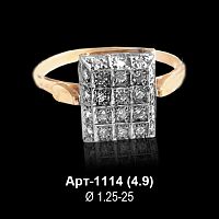 Кольцо Арт-1114 восковка