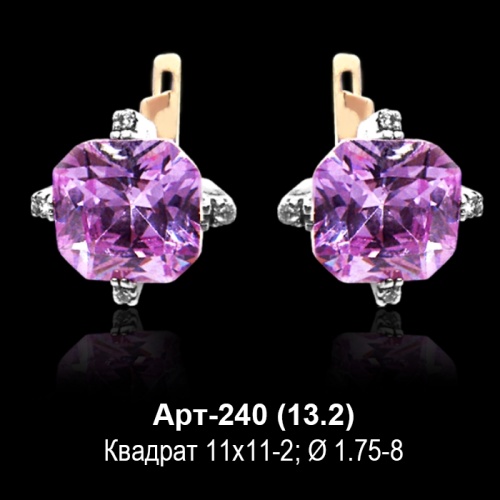 Серьги Арт-240 восковка Серьги Арт-240 восковка