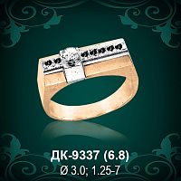 Мужской перстень ДК-9337 восковка