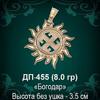 Оберег Солнце "Богодар" ДП-455 восковка 