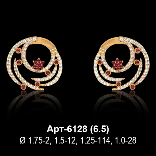 Серьги Арт-6128 восковка Серьги Арт-6128 восковка