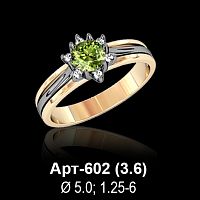 Кольцо Арт-602 восковка