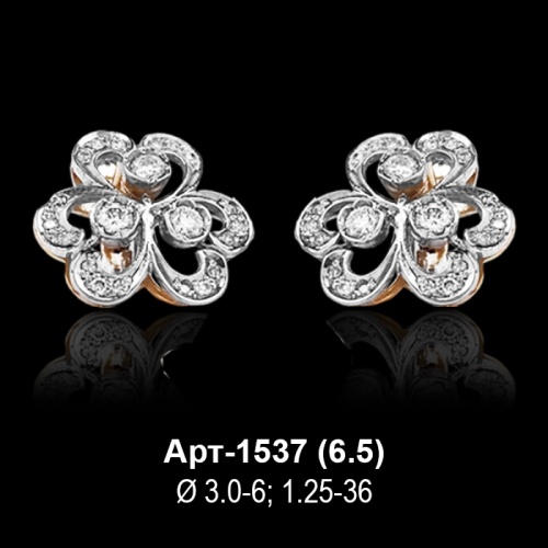 Серьги Арт-1537 восковка Серьги Арт-1537 восковка
