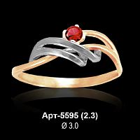 Кольцо Арт-5595 восковка